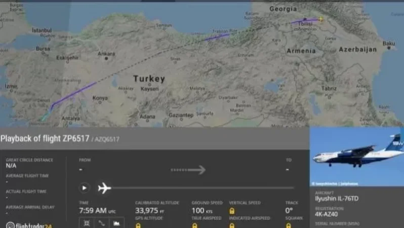 Contrary to Georgia's Statement, Azerbaijani Cargo Planes Depart for Turkey; Cargo from Afghanistan Also Transported