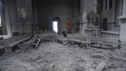 Ղազանչեցոց եկեղեցին ևս թիրախ դարձավ ահաբեկիչների կողմից. Կվերականգնենք. ԱՀ նախագահ