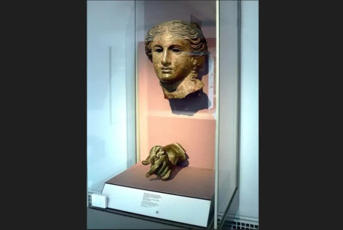 ՀՀ-ում կցուցադրվի Անահիտ աստվածուհու բրոնզաձույլ արձանից պահպանված գլուխն ու ձեռքը