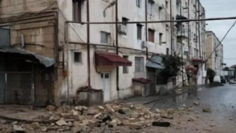 Կրկին հրթիռային հարված հասցվեց Ստեփանակերտ քաղաքին