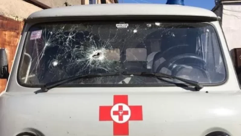 This is called terrorism: Azerbaijani Armed Forces target Armenian medical workers