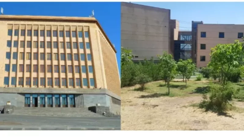 Հայաստանի ամերիկյան համալսարանի հարակից  այգին երբեմն խնամում են նաև տարածքում բնակվող քաղաքացիները