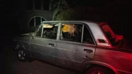 Կարմիր շուկայում կասետային ռումբից վնասված մեքենան է. վարորդը մահացել է