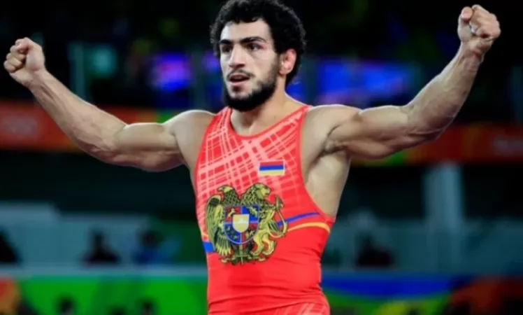 VIDEO: Mihran Harutyunyan's 10-0 Victory Against Belarusian Wrestler Kardašin