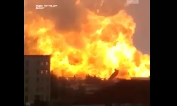 VIDEO: Chemical Plant Explodes in China
