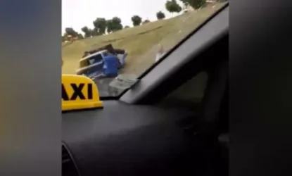 ՏԵՍԱՆՅՈՒԹ. Ավտովթար Դավթաշենի կամրջի տակ. մեքենան դուրս է եկել երթևեկելի գոտուց