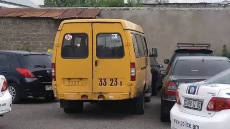 Աղմկոտ տեսանյութի վարորդը  համապատասխան կարգի վարորդական իրավունքի չի ունեցել