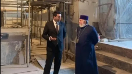 Ծանոթացա տաճարի վերանորոգման աշխատանքներին. Ալեն Սիմոնյան