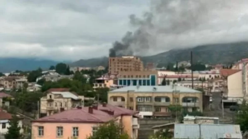Azerbaijani Armed Forces Target Maternity Hospital in Stepanakert