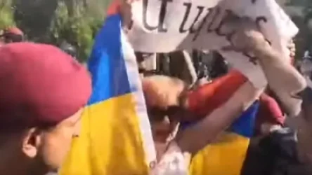 ՏԵՍԱՆՅՈՒԹ. Բախում և քաշքշուկ  Քոչարյանի կալանավորումը պահանջողների ու ոստիկանության միջև