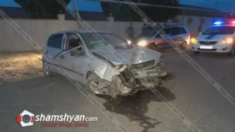 Քիչ առա ՊՆ բարձրաստիճան սպան Opel-ով բախվել է շինության պատին և հայտնվել ճանապարհի մեջտեղում