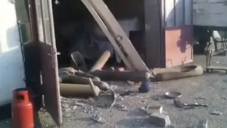 ՏԵՍԱՆՅՈՒԹ  Եղեգնաձորում տեղի ունեցած պայթյունի վայրից