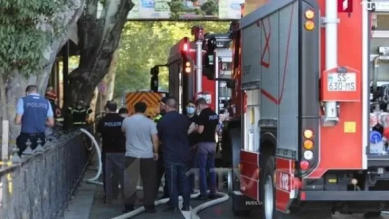 Photos: Cause of Explosion in Central Tbilisi Revealed