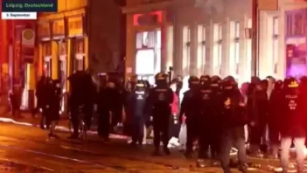 ՏԵՍԱՆՅՈՒԹ. Լայպցիգում ինքնաբուխ ցույցն ավարտվել է անկարգություններով