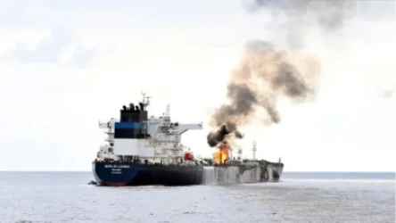 Եմենի ափերի մոտ լցանավի վրա հրթիռ է ընկել. ԶԼՄ