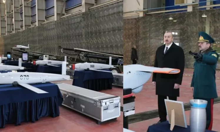 Ալիևը ծանոթացել է իսրայելական Sky Striker հարվածային անօդաչու թռչող սարքերին