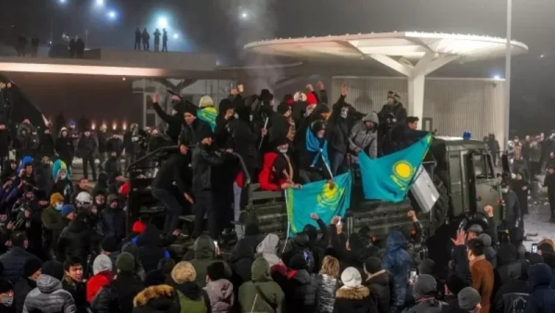 Անկարգությունների մասնակիցները Ալմաթիում  բարիկադավորել են «Միր» հեռուստաալիքի շենքը. կան զոհեր