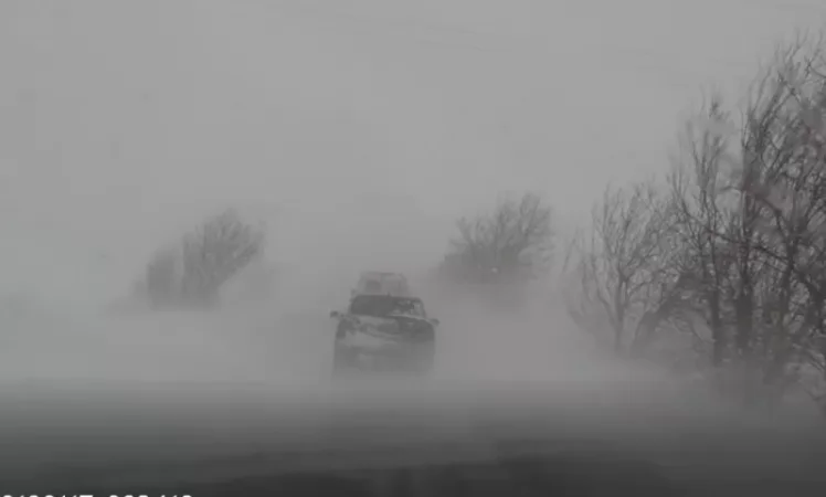 PHOTOS: Impassable Roads and Black Ice