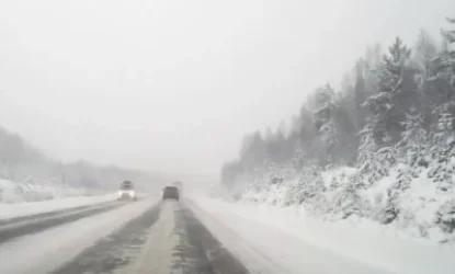 Բուք է Սևանի թերակղզուց մինչև Դիլիջանի թունել ճանապարհին