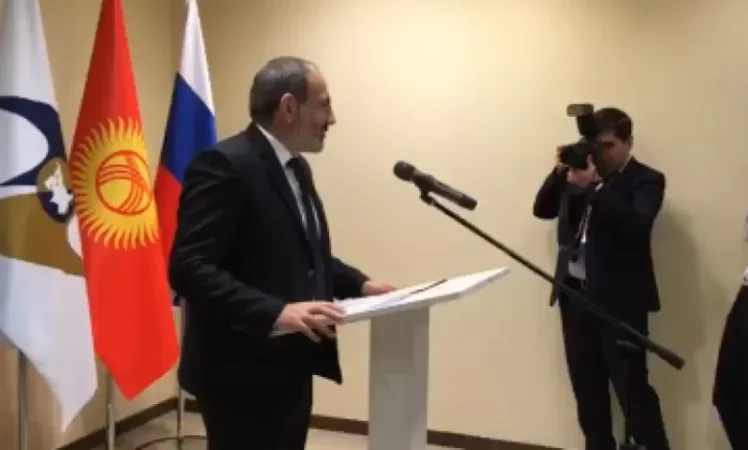 VIDEO: Nikol Pashinyan's Press Conference at the EAEU Headquarters