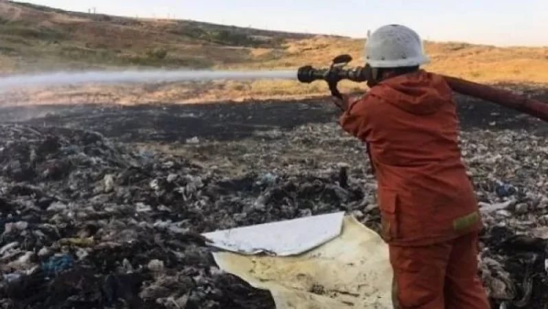 Նուբարաշենի աղբավայրում հրդեհ է բռնկվել