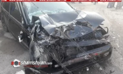 Բախվել են Mitsubishi Pajero-ն և Volkswagen-ը. 16-ամյա տղան տեղափոխվել է հիվանդանոց.