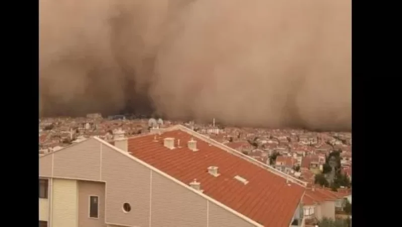 First-Ever Massive Sandstorm Recorded in Ankara