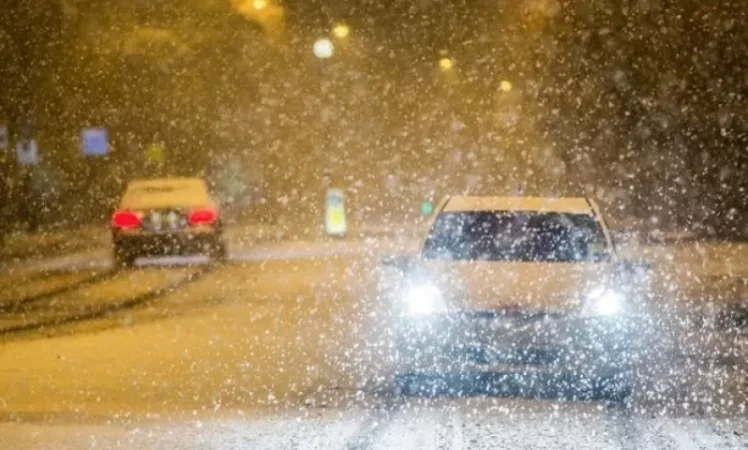 Snow and Black Ice on Armenia's Roads