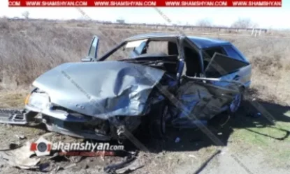 Ողբերգական ավտովթար Արմավիրի մարզում. կա 1 զոհ, 3 վիրավոր