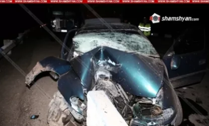 ԼՈՒՍԱՆԿԱՐ․ Ողբերգական ավտովթար. 28-ամյա վարորդի  դին ավտոմեքենայից դուրս են բերել փրկարարները