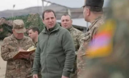 Դավիթ Տոնոյանը այցելել է սահմանագիծ