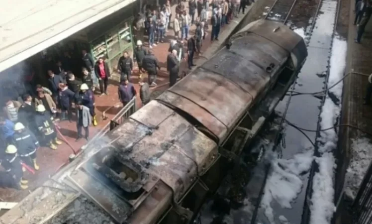 Explosion at Cairo Train Station
