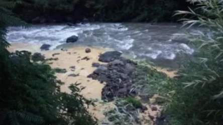 Դեբեդ գետի վտակը կրկին դեղնադարչնագույն երանգ է ստացել