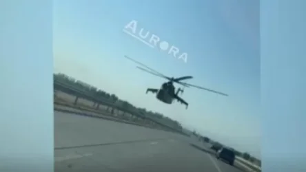 ՀՐԱՏԱՊ. ՏԵՍԱՆՅՈՒԹ. Խուճապահար վարորդներ. ուղղաթիռը թռչում է Երևան-Արտաշատ ճանապարհին «կպած»