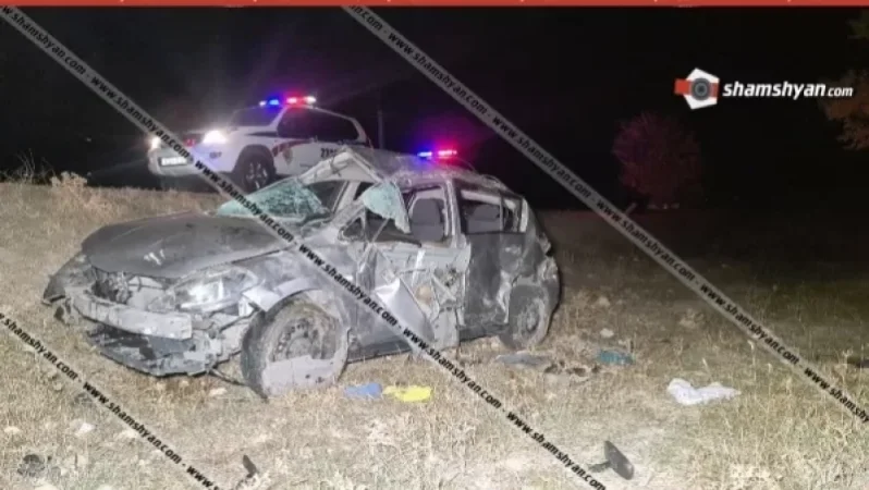 Ողբերգական ավտովթար՝ Կոտայքի մարզում. Nissan Tiida-ն հայտնվել է ձորակում