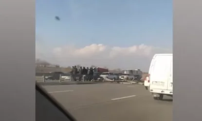 ՏԵՍԱՆՅՈՒԹ. Քիչ առաջ խոշոր ավտովթար` Արտաշատի խճուղում