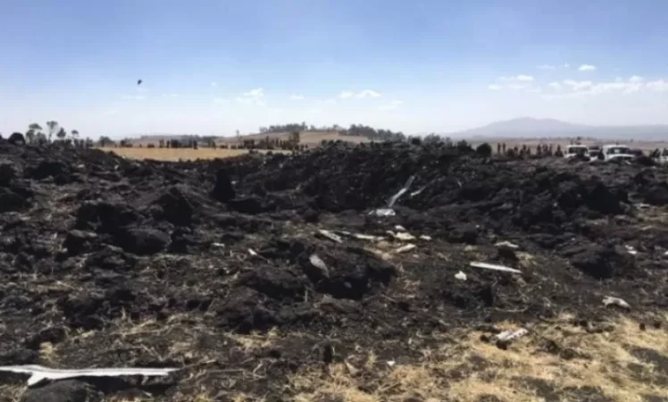 Առաջին լուսանկարները Boeing 737 օդանավի  կործանման վայրից