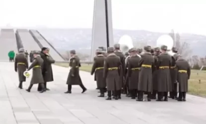 Վրաստանի նախագահը Ծիծեռնակաբերդի հուշահամալիրում է