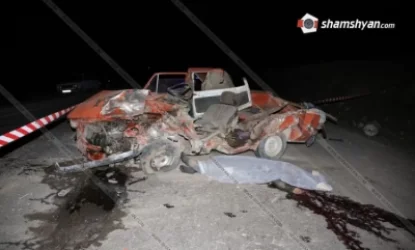 ԼՈՒՍԱՆԿԱՐ․Ողբերգական վթար․ճակատ-ճակատի բախվել են Mercedes-ն ու «01»-ը. զոհ կա