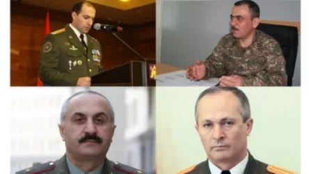 4 գեներալ-մայոր, 1 գեներալ-լեյտենանտ. նախագահը զինվորական կոչումներ է շնորհել