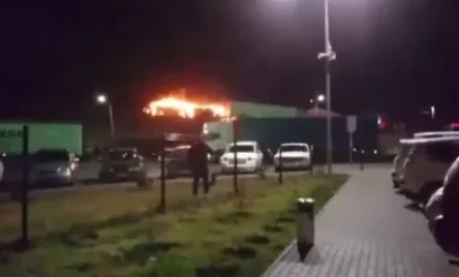 ՏԵՍԱՆՅՈՒԹ. Բագրատաշենի անցակետում բեռնատար մեքենա է այրվում. Ինֆոքոմ