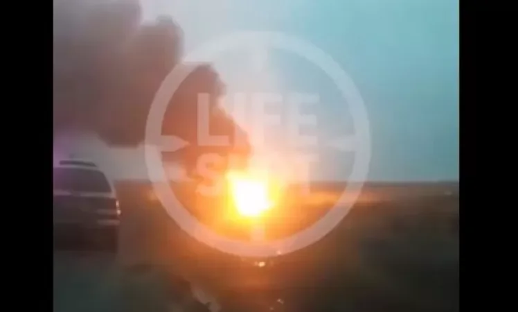 Video: First Footage from the Crash Site of Kazakhstan's Defense Ministry Helicopter