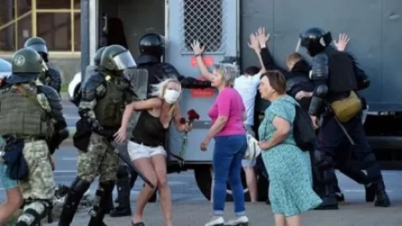 Մինսկում ցուցարարների են ձերբակալել