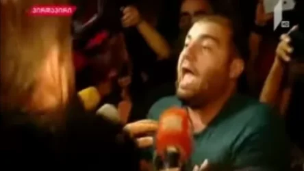 ՏԵՍԱՆՅՈՒԹ. Ծեծկռտուք  Թբիլիսիում խորհրդարանի շենքի դիմաց