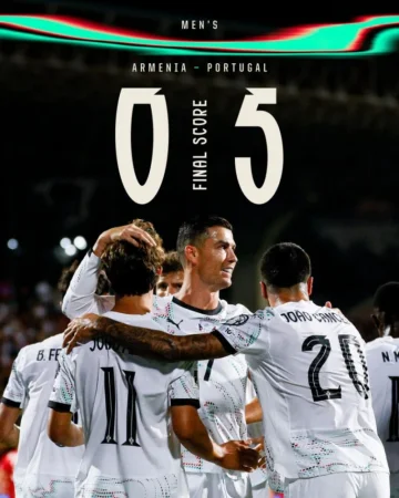 Հայաստան-Պորտուգալիա հանդիպումն ավարտվեց