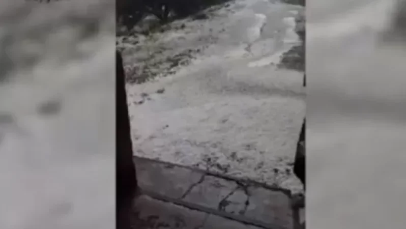 VIDEO: Heavy Hail in Shirak