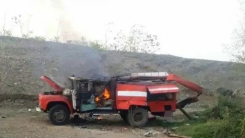 Ադրբեջանը ԱԹՍ-ի միջոցով դիտավորյալ թիրախավորել է հրշեջ մեքենան. Արտակ Բեգլարյան