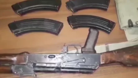 ՏԵՍԱՆՅՈՒԹ. Վարդենիսի ոստիկանները Արցախից բերված «Կալաշնիկովի» ինքնաձիգ են հայտնաբերել