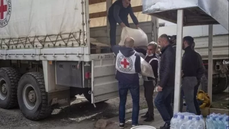 ԿԽՄԿ առաքելության ներկայացուցիչները սնունդ են տրամադրել ապաստարաններում ապրող մարդկանց