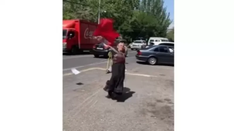 VIDEO. Woman's Flamenco in the Center of Yerevan